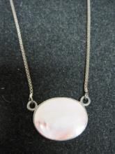 Sterling Silver Barse Necklace