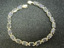 10k Gold Sapphire Bracelet- Appraised at $1550!