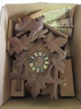 German Oak Leaf Design Cuckoo Clock