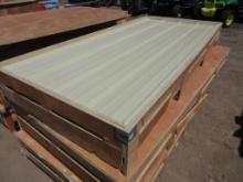 New Unused 7' Corrugated Galvalume Metal Roofing,