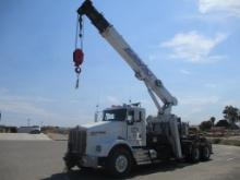 2012 Kenworth T800 T/A Crane Truck Tractor,