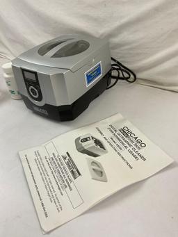 Chicago 2.4 Pint Professional Ultrasonic Cleaner. Never Used, In Box. Tested, Works. See pics.