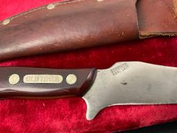 Vintage Schrade Old Timer Knife Model 15OT Deerslayer w/ Leather Sheath