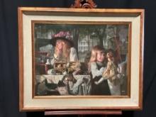 Framed Bob Byerley Canvas Transfer, Artist Proof Signed & #d 25/50 titled Passages w/ COL&A