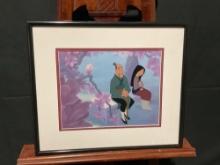 Framed Limited Edition Serigraph from Original Disneys Mulan Art, Beautiful Blossom