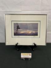 Vintage Framed Print of Photograph "Concert for a New Beginning" by Mark Bergasma. See pics.