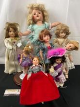 Assorted Dolls, incl. Madame Alexander Cissette Sugar Plum Fairy, and more