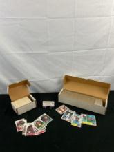 Approx. 1000+ pcs Vintage Collectible Trading Card Assortment. 1983 Topps, 1989 NBA Hoops. See pi...