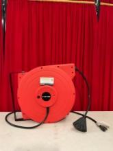 Volt King General Use Electrical Cord Reel Model 21702010. Measures 18" x 17" See pics.