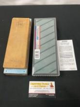 King Japanese Sharpening Stone 1400 grit & Norton Flattening Waterstone