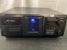 Sony model no. CDP-CX455 400-CD changer, tested and working