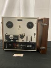 Vintage AKAI model X-200D Reel to Reel Tape Machine, tested and working