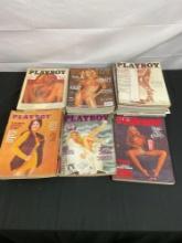 Collection of 50+ Vintage & Modern Playboy Magazines 1970's - 2010's - See pics