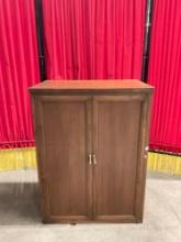 Vintage Wooden Butsu-Dan Buddhist altar cabinet w/ Original Brass Knobs. See pics.