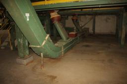 Redler Chain Conveyor w/45°  Vertical Sweep, Approx. 26' Vertical x 22' Hor