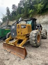 CAT 545D Double Arch Grapple Skidder w/Winch, 8879hrs, PIN CAT0545DVKGP0015