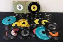 Original 45 Rpm Records - Sun Records Original Elvis, Jerry Lee Lewis Etc.
