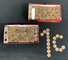 Estate Lot Old Pennies - 1288 Total