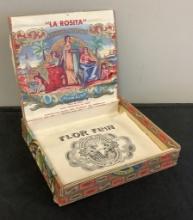 Vintage Cigar Box - La Rosetta, See Photos For Condition