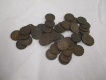 US Indian Cents 1890-1907 50 coins