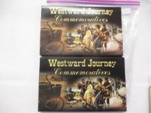 US Nickels Western Journey Commemorative 2005 & 2006 Special Gold Edition