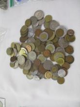 World Coins- variety of countries/dates 126 coins