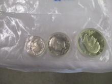 US Proof 3 piece Bicentennial Coins $1, 50 cent, 25 cent 3 coins