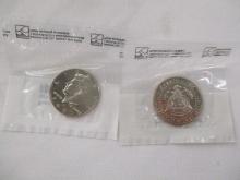 US Proof Kennedy Half Dollars 1988-S & 2001-S 2 coins