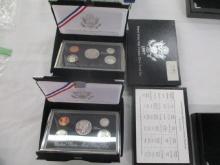 US Mint Premier Silver Proof Sets 1997 & 1998 2 sets