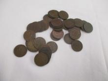 US Indian Head Cents 1900-1908 40 coins