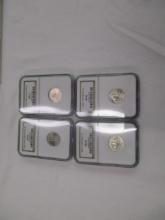 US Certified Nickels- NCG M5 66 4 coins Oceanview (2), Bison (2)