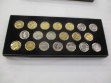 US Quarters 1999 Gold Layered 20 coins