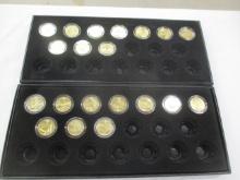 US Quarters 2005, 2006, 2007, 2008 Gold Layered 20 coins