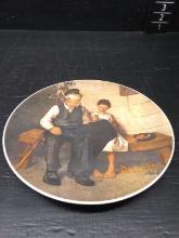 Collector Plate-Norman Rockwell "The Lighthouse Keeper's Daughter" -no box