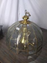 Vintage Brass Hanging Lamp