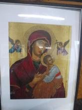 Artwork-Framed and Print-Mother Mary & Child