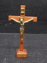 Religious Icon-Wooden and Metal Crucifix