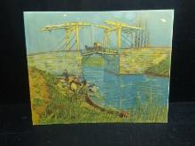 Artwork-Print on Board-Langlois Bridge