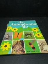 Vintage Childrens Book-A Book about the Animals and Me