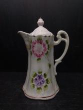 Vintage Hand painted Porcelain Tea Pot