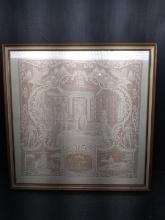 Artwork-Framed Needleprint-1776 Declaration of Independence