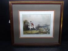 Artwork-Framed and Double Matted Print-The Hunt