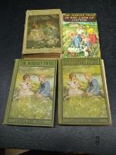 Vintage Childrens Books-The Bobbsey Twins (4)  1900s
