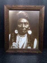 Artwork-Framed Print-Indian Chief