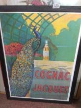 Artwork-Framed Poster -Cognac Jacquet Advertisement