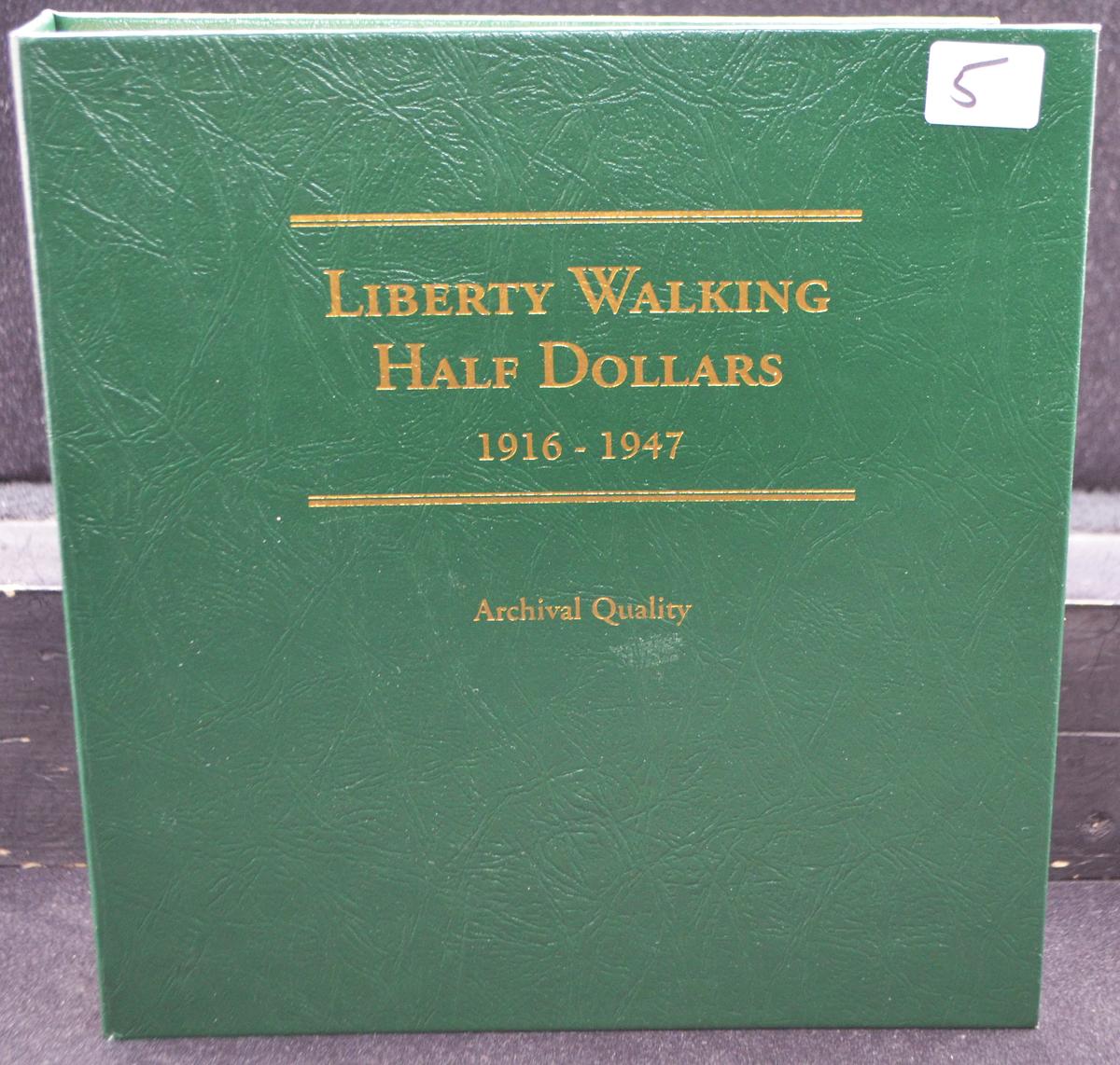 COMPLETE SET OF WALKING LIBERTY HALF DOLLARS