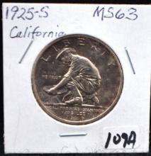 1925-S CALIFORNIA COMM. HALF DOLLAR