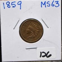 1859 INDIAN HEAD PENNY