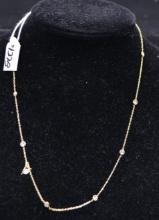 LADIES 1.27 CTTW DIAMONDS BY THE YARD 14K NECKLACE