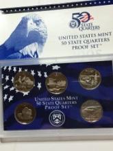 2005 U S Proof Silver Quarter Set